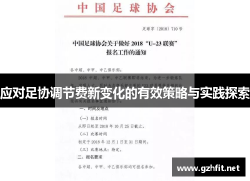 应对足协调节费新变化的有效策略与实践探索