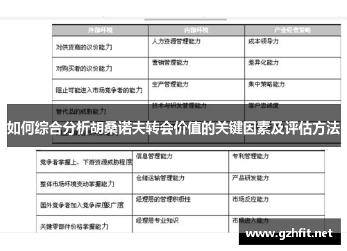 如何综合分析胡桑诺夫转会价值的关键因素及评估方法
